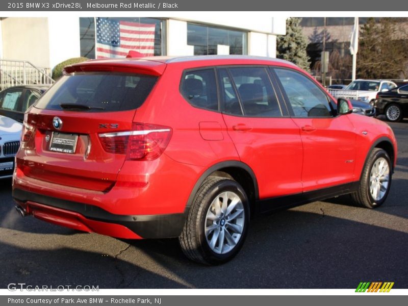 Melbourne Red Metallic / Black 2015 BMW X3 xDrive28i
