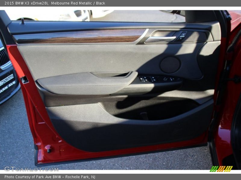 Melbourne Red Metallic / Black 2015 BMW X3 xDrive28i