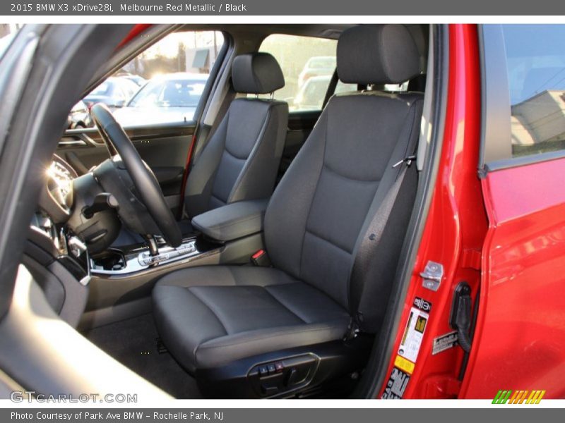 Melbourne Red Metallic / Black 2015 BMW X3 xDrive28i