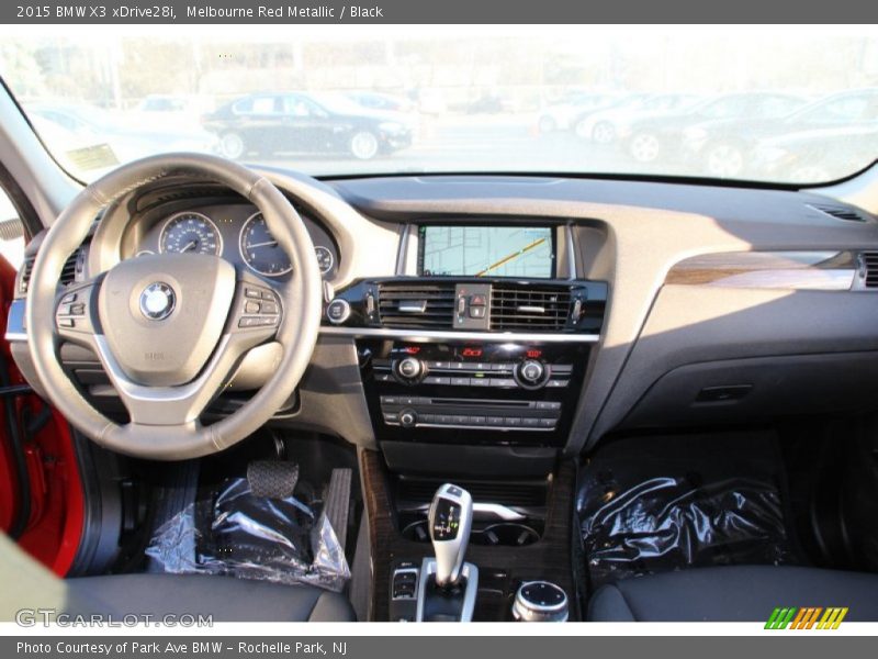 Melbourne Red Metallic / Black 2015 BMW X3 xDrive28i