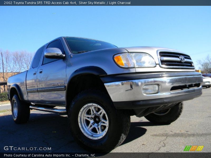 Silver Sky Metallic / Light Charcoal 2002 Toyota Tundra SR5 TRD Access Cab 4x4