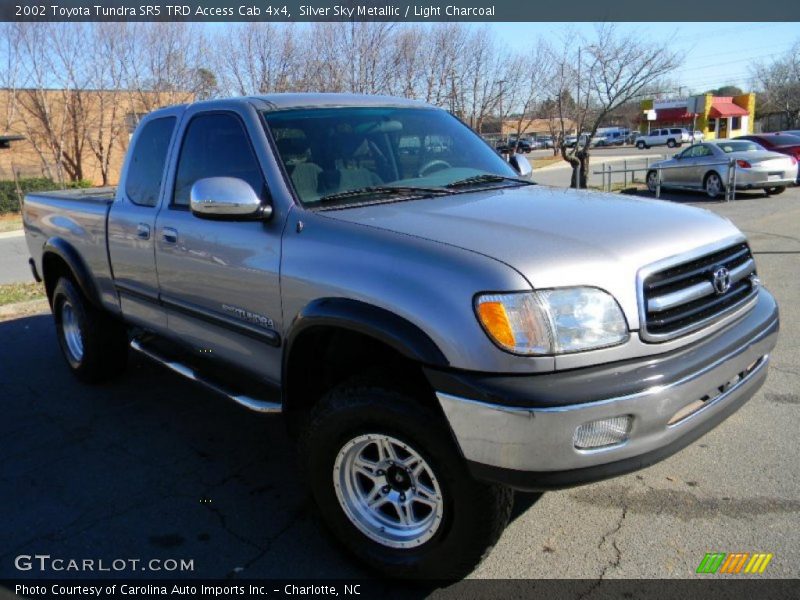 Silver Sky Metallic / Light Charcoal 2002 Toyota Tundra SR5 TRD Access Cab 4x4