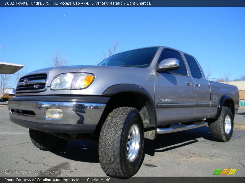 Silver Sky Metallic / Light Charcoal 2002 Toyota Tundra SR5 TRD Access Cab 4x4