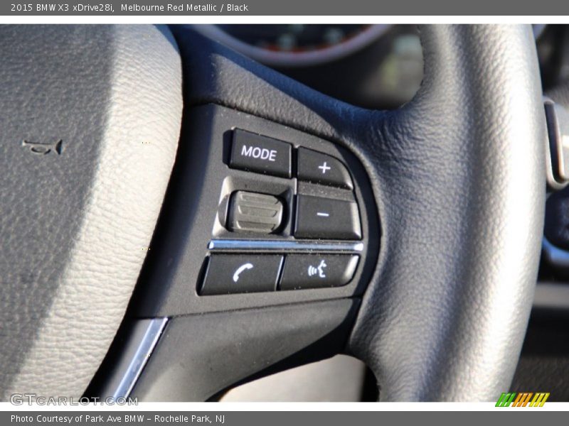 Melbourne Red Metallic / Black 2015 BMW X3 xDrive28i