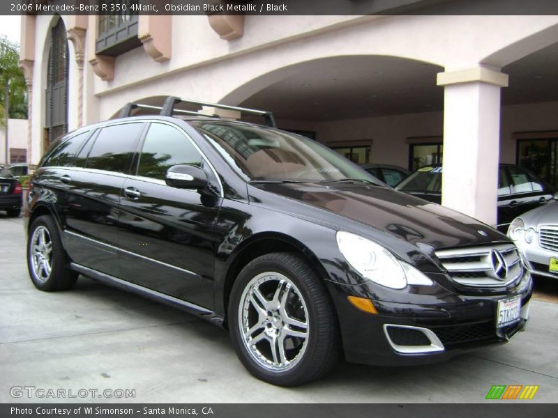 Obsidian Black Metallic / Black 2006 Mercedes-Benz R 350 4Matic