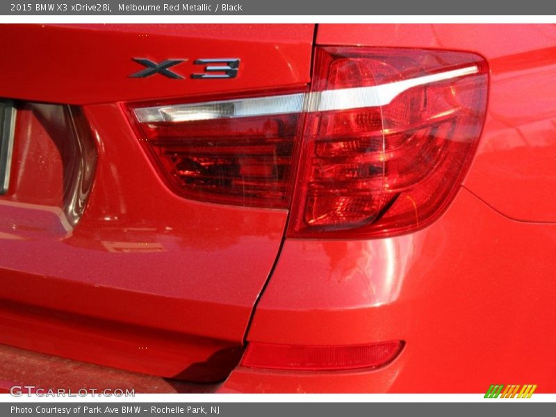 Melbourne Red Metallic / Black 2015 BMW X3 xDrive28i