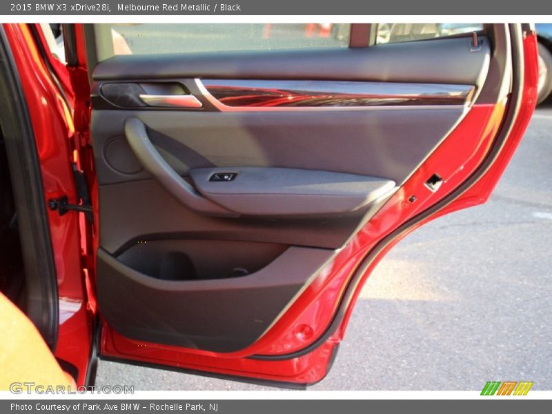 Melbourne Red Metallic / Black 2015 BMW X3 xDrive28i
