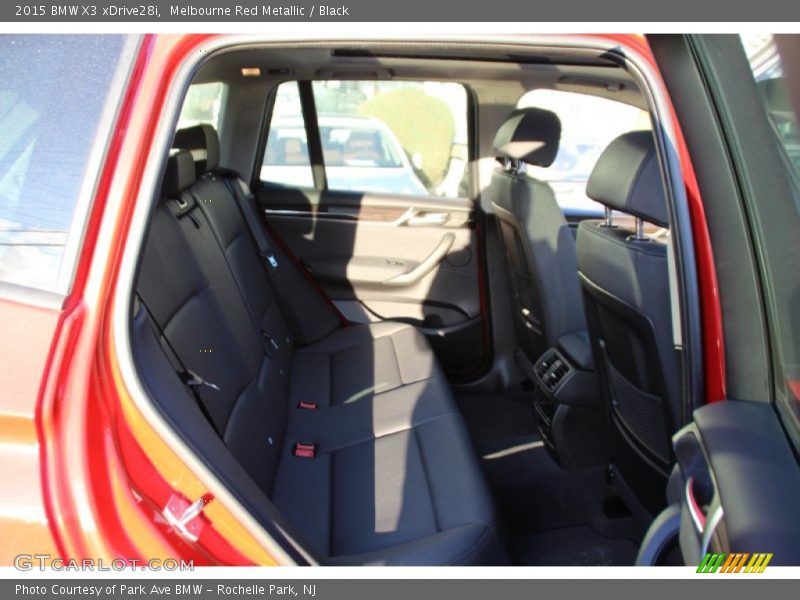 Melbourne Red Metallic / Black 2015 BMW X3 xDrive28i