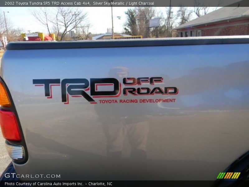 Silver Sky Metallic / Light Charcoal 2002 Toyota Tundra SR5 TRD Access Cab 4x4