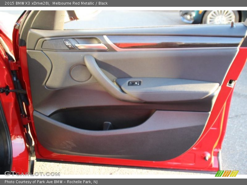 Melbourne Red Metallic / Black 2015 BMW X3 xDrive28i
