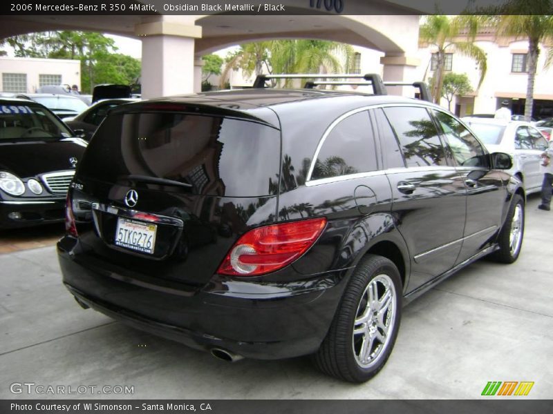 Obsidian Black Metallic / Black 2006 Mercedes-Benz R 350 4Matic