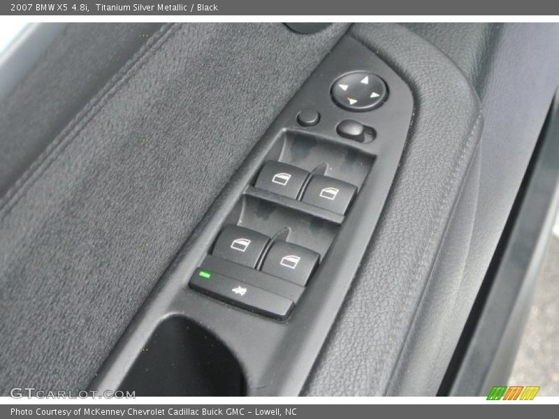 Titanium Silver Metallic / Black 2007 BMW X5 4.8i