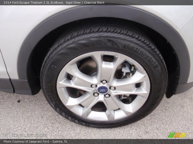 Ingot Silver / Charcoal Black 2014 Ford Escape Titanium 2.0L EcoBoost