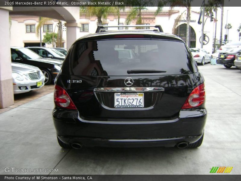 Obsidian Black Metallic / Black 2006 Mercedes-Benz R 350 4Matic