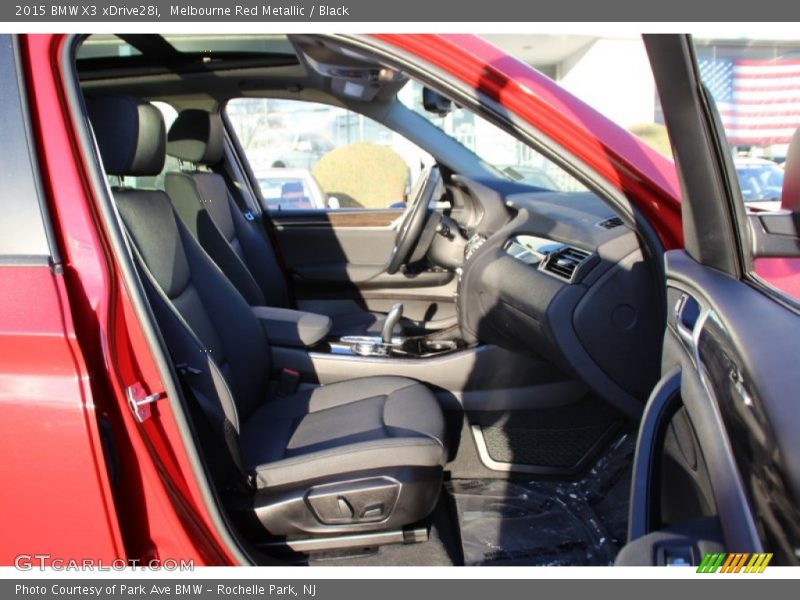 Melbourne Red Metallic / Black 2015 BMW X3 xDrive28i