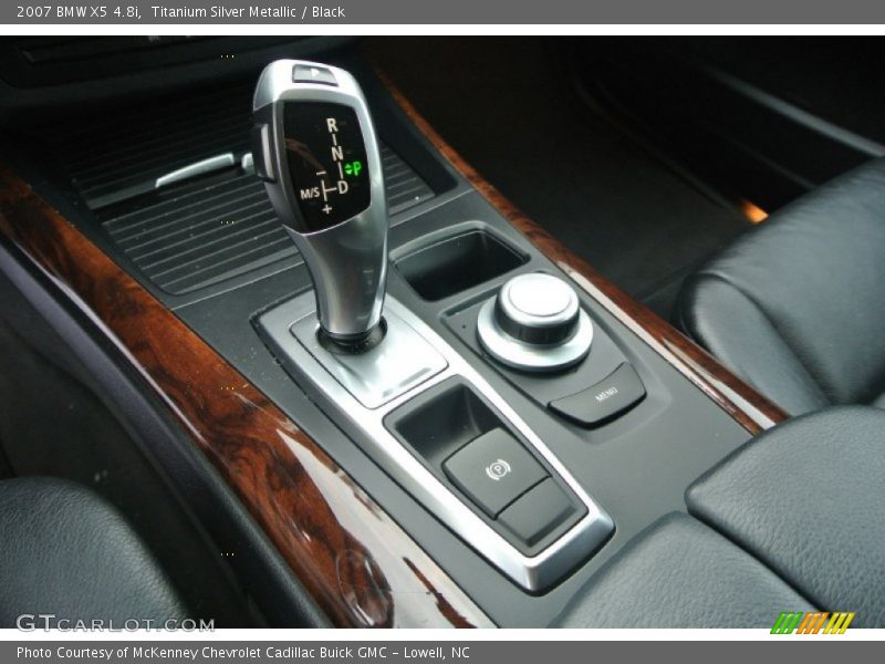 Titanium Silver Metallic / Black 2007 BMW X5 4.8i
