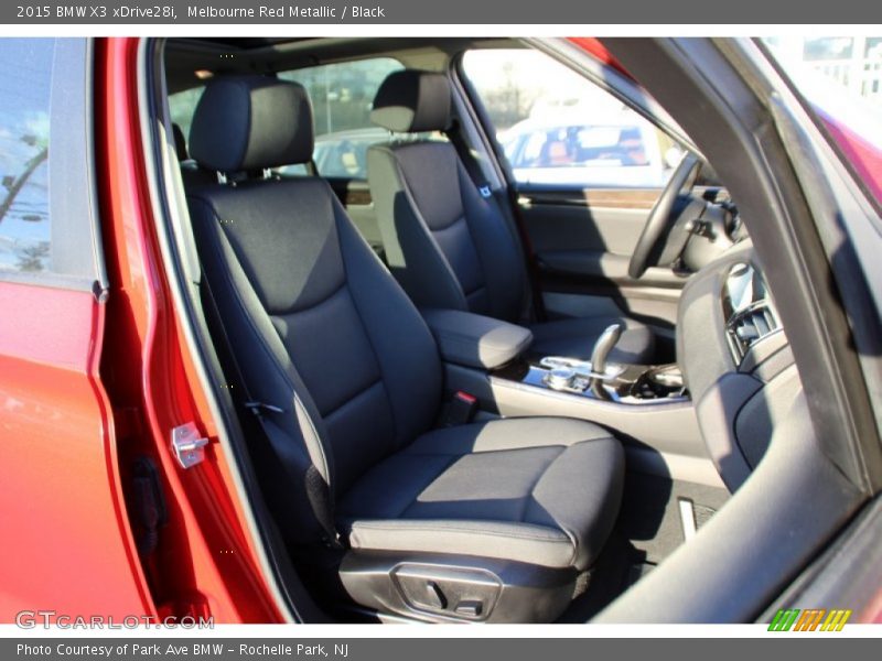 Melbourne Red Metallic / Black 2015 BMW X3 xDrive28i