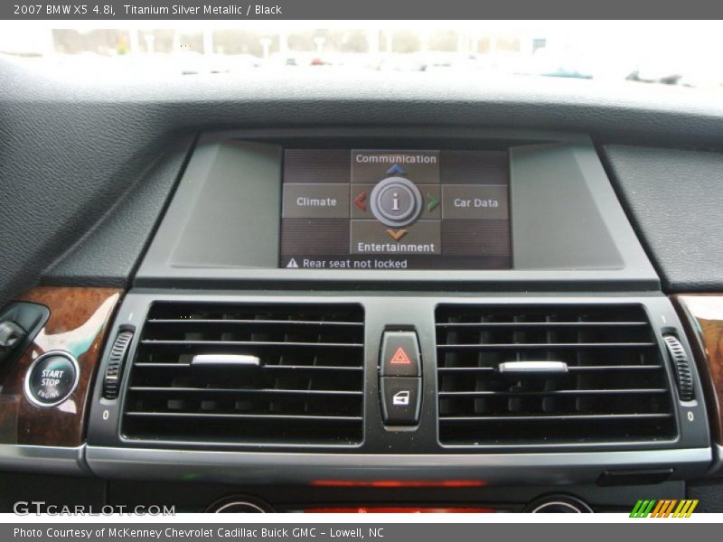 Titanium Silver Metallic / Black 2007 BMW X5 4.8i