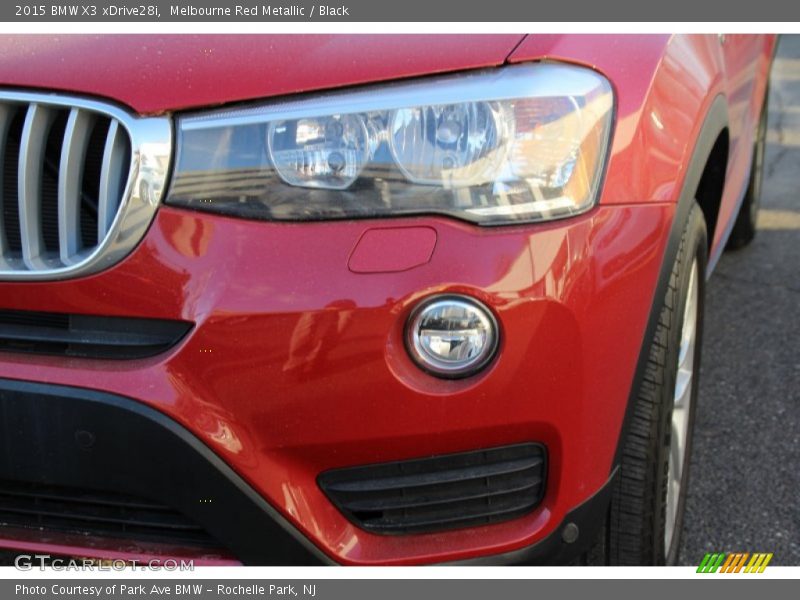 Melbourne Red Metallic / Black 2015 BMW X3 xDrive28i
