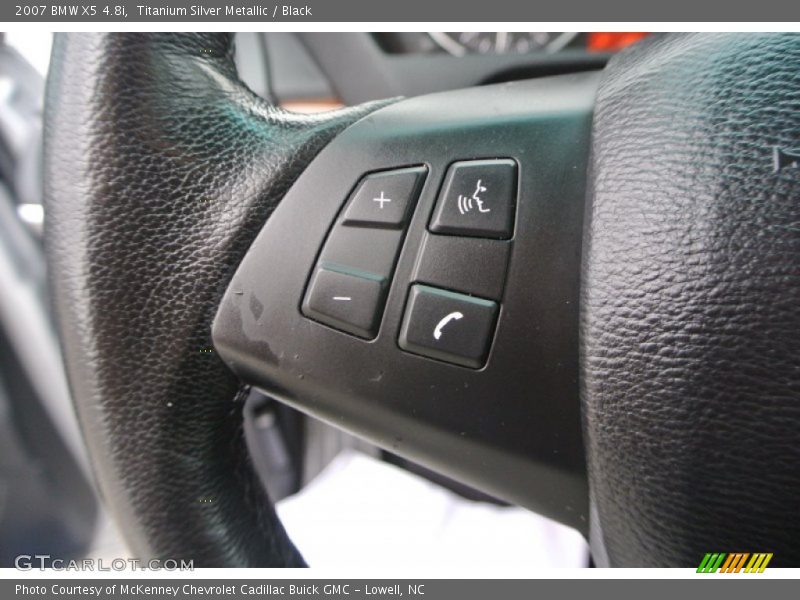 Titanium Silver Metallic / Black 2007 BMW X5 4.8i