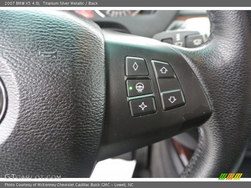 Titanium Silver Metallic / Black 2007 BMW X5 4.8i