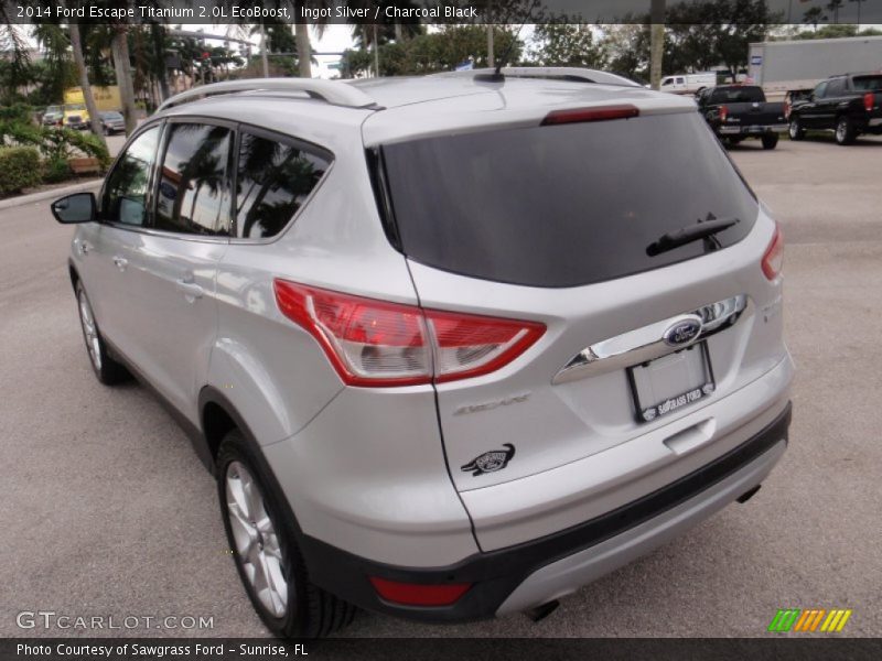 Ingot Silver / Charcoal Black 2014 Ford Escape Titanium 2.0L EcoBoost