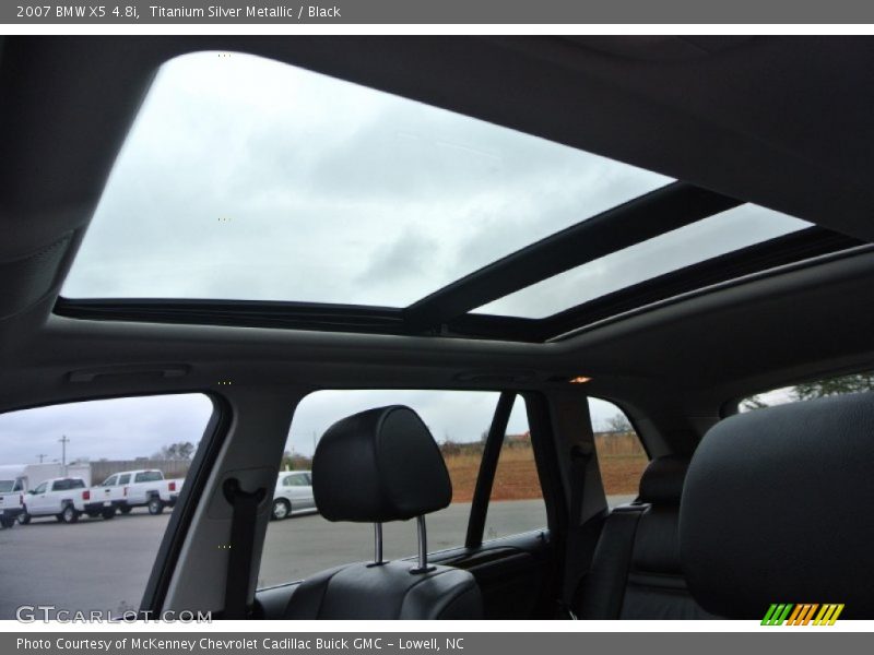 Titanium Silver Metallic / Black 2007 BMW X5 4.8i