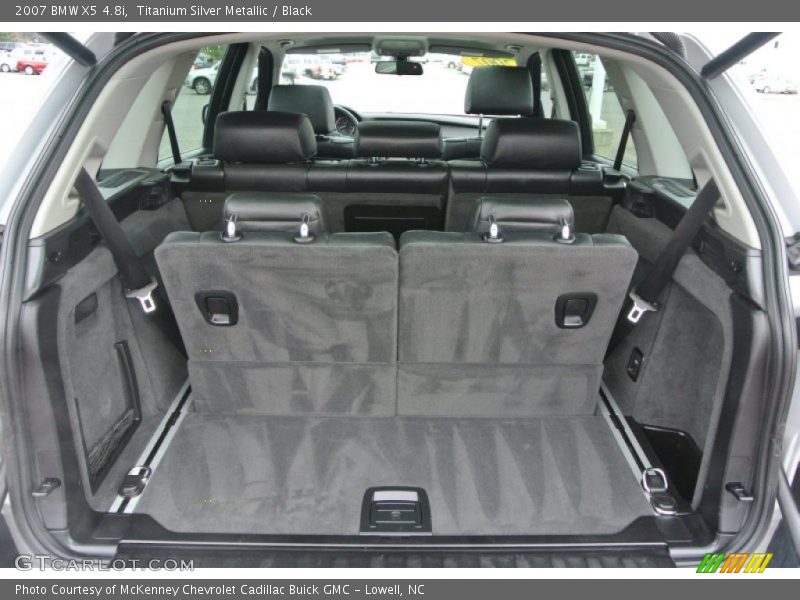 Titanium Silver Metallic / Black 2007 BMW X5 4.8i