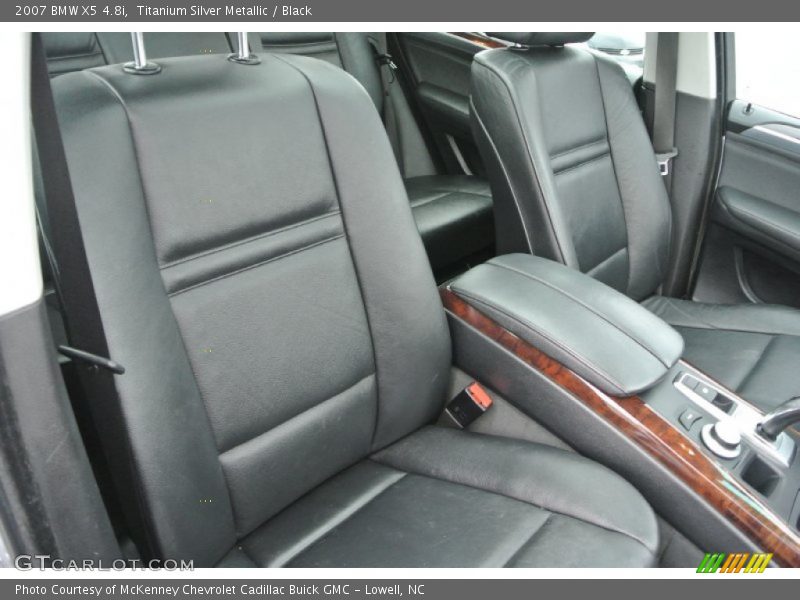 Titanium Silver Metallic / Black 2007 BMW X5 4.8i