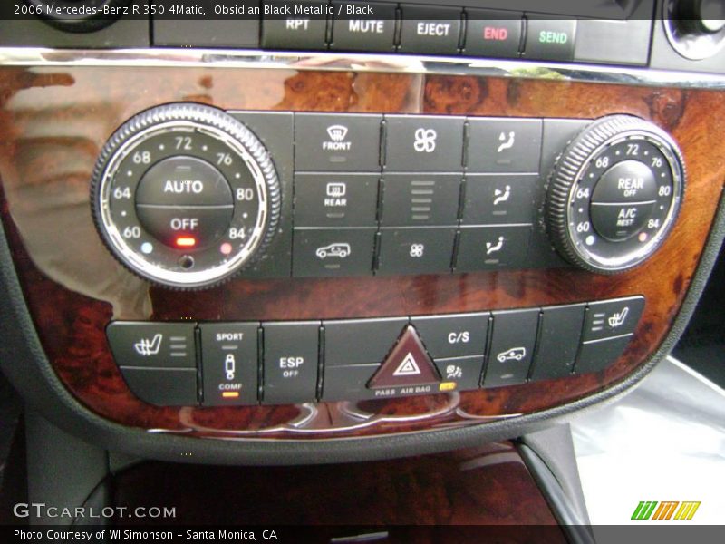 Obsidian Black Metallic / Black 2006 Mercedes-Benz R 350 4Matic