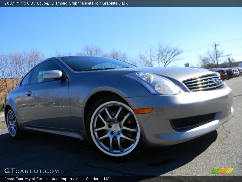 Diamond Graphite Metallic / Graphite Black 2007 Infiniti G 35 Coupe