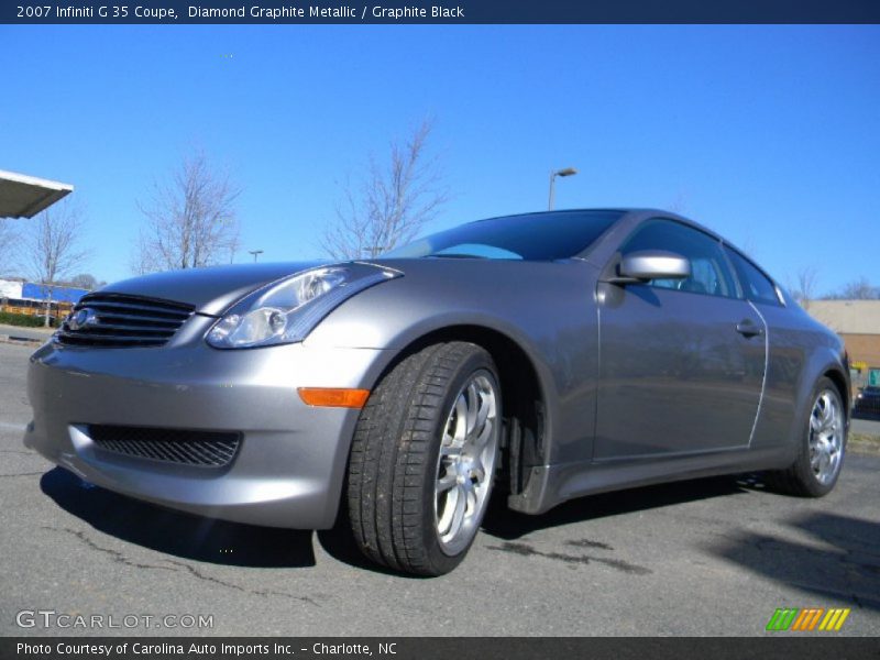 Diamond Graphite Metallic / Graphite Black 2007 Infiniti G 35 Coupe