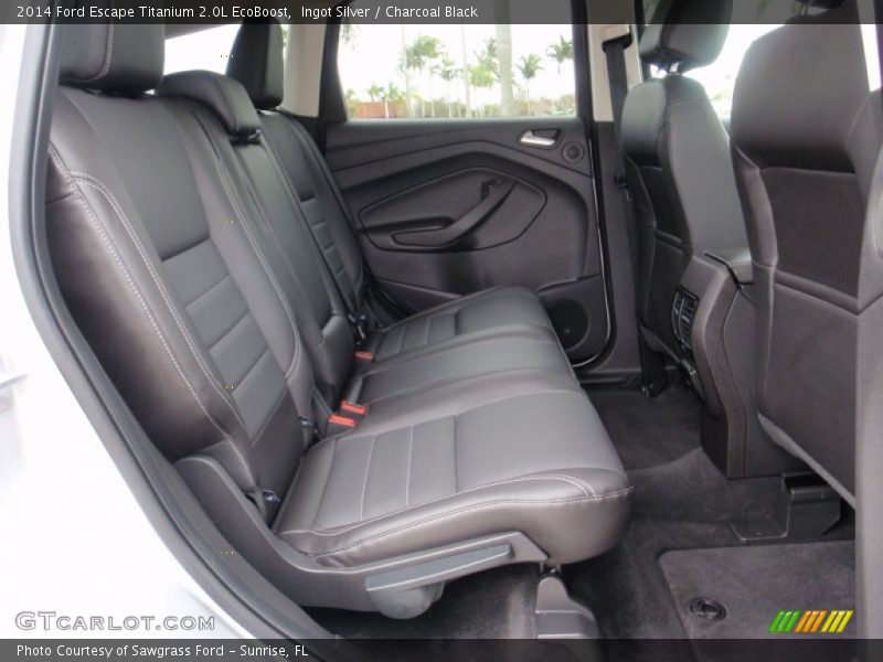 Ingot Silver / Charcoal Black 2014 Ford Escape Titanium 2.0L EcoBoost