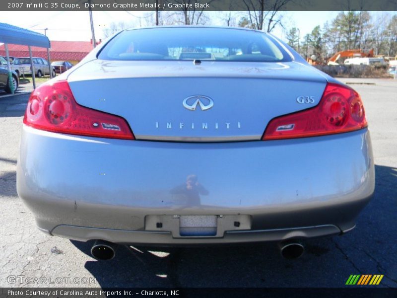 Diamond Graphite Metallic / Graphite Black 2007 Infiniti G 35 Coupe