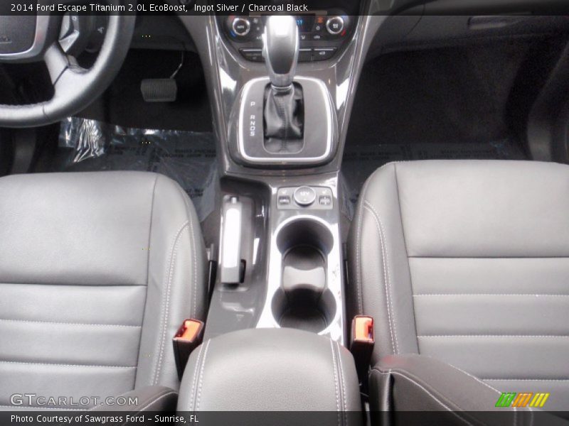 Ingot Silver / Charcoal Black 2014 Ford Escape Titanium 2.0L EcoBoost