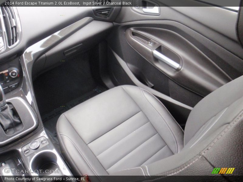 Ingot Silver / Charcoal Black 2014 Ford Escape Titanium 2.0L EcoBoost