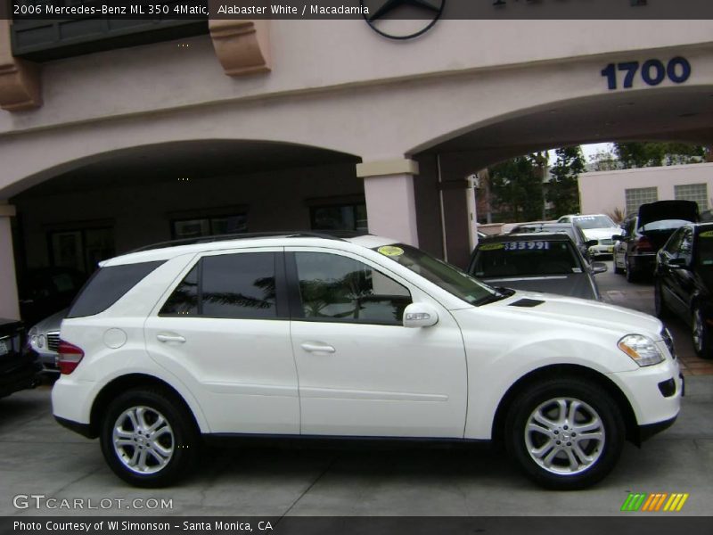 Alabaster White / Macadamia 2006 Mercedes-Benz ML 350 4Matic