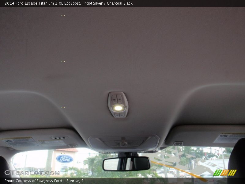 Ingot Silver / Charcoal Black 2014 Ford Escape Titanium 2.0L EcoBoost
