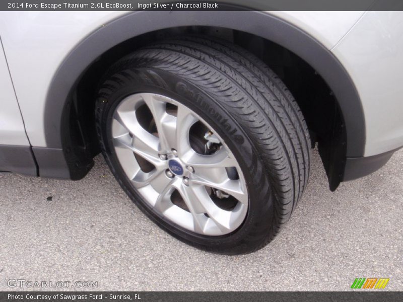 Ingot Silver / Charcoal Black 2014 Ford Escape Titanium 2.0L EcoBoost