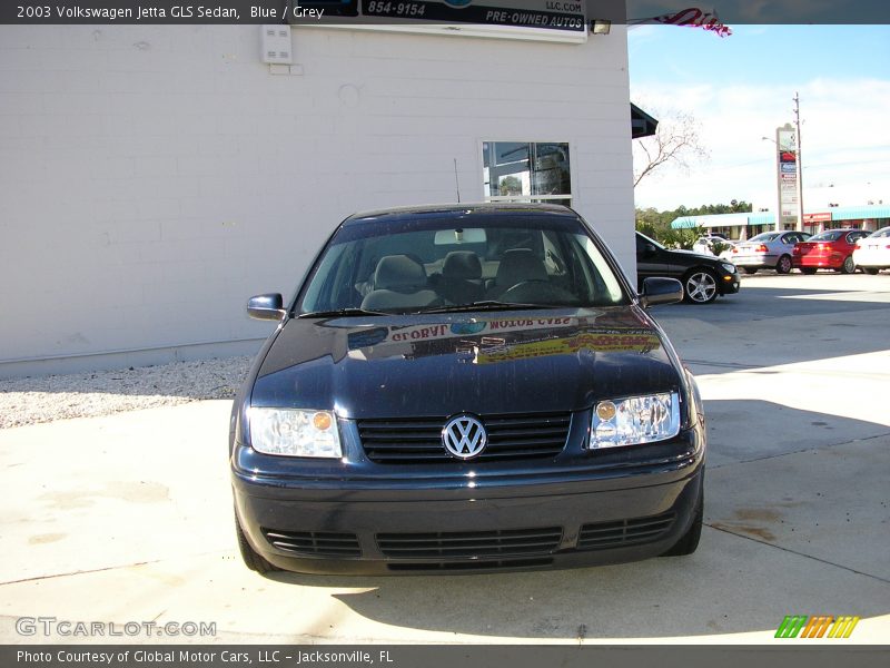 Blue / Grey 2003 Volkswagen Jetta GLS Sedan