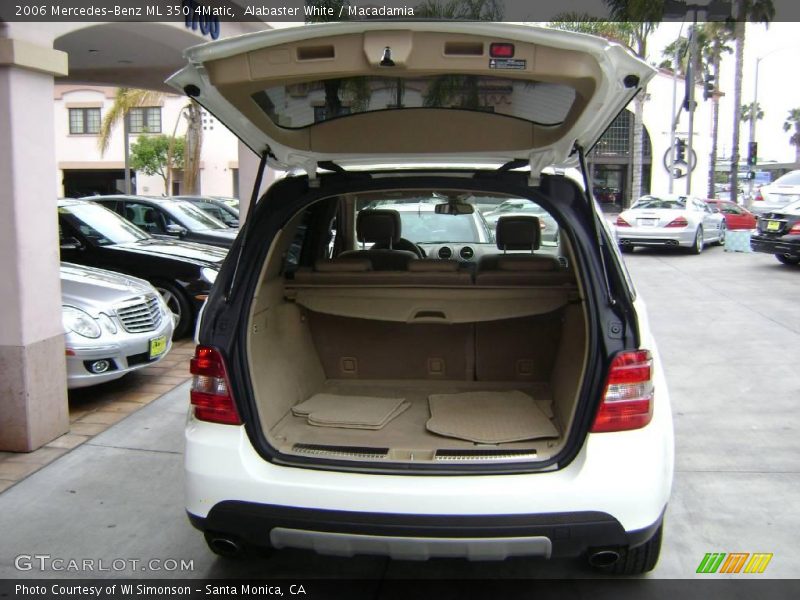Alabaster White / Macadamia 2006 Mercedes-Benz ML 350 4Matic