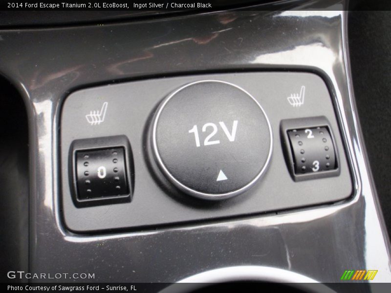 Ingot Silver / Charcoal Black 2014 Ford Escape Titanium 2.0L EcoBoost