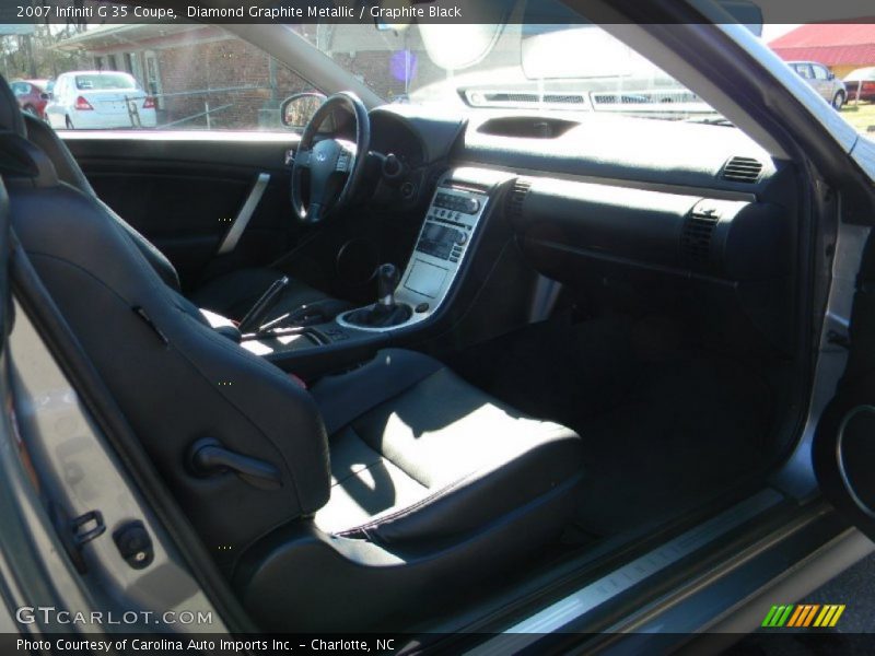 Diamond Graphite Metallic / Graphite Black 2007 Infiniti G 35 Coupe