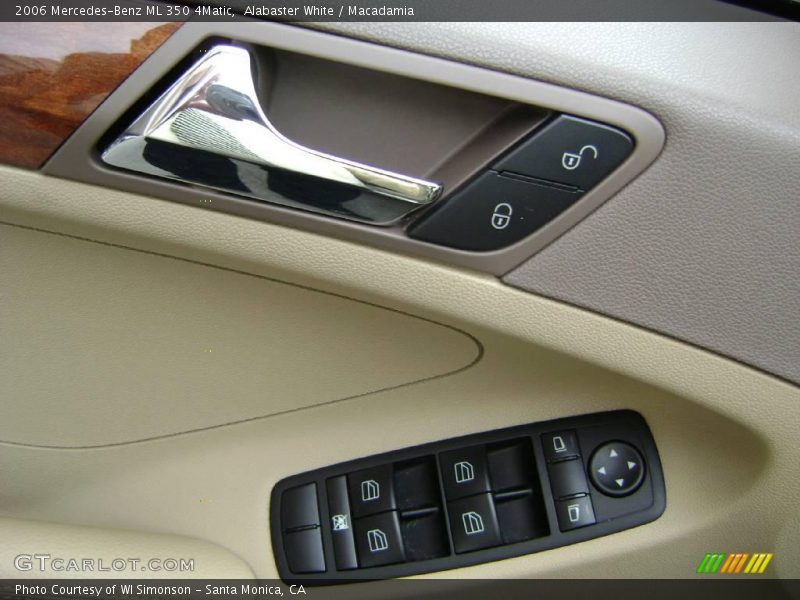 Alabaster White / Macadamia 2006 Mercedes-Benz ML 350 4Matic