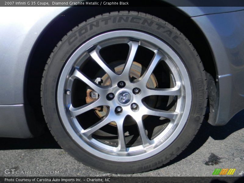 Diamond Graphite Metallic / Graphite Black 2007 Infiniti G 35 Coupe