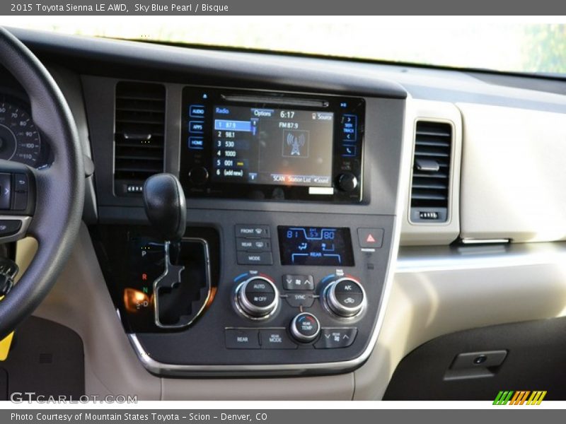 Sky Blue Pearl / Bisque 2015 Toyota Sienna LE AWD