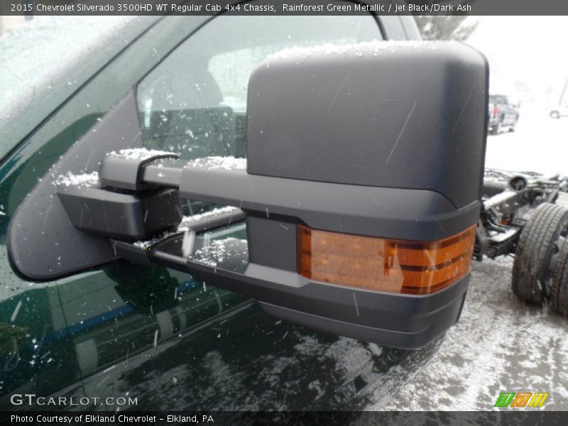 Rainforest Green Metallic / Jet Black/Dark Ash 2015 Chevrolet Silverado 3500HD WT Regular Cab 4x4 Chassis