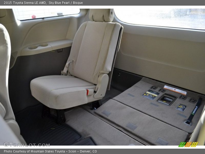 Sky Blue Pearl / Bisque 2015 Toyota Sienna LE AWD
