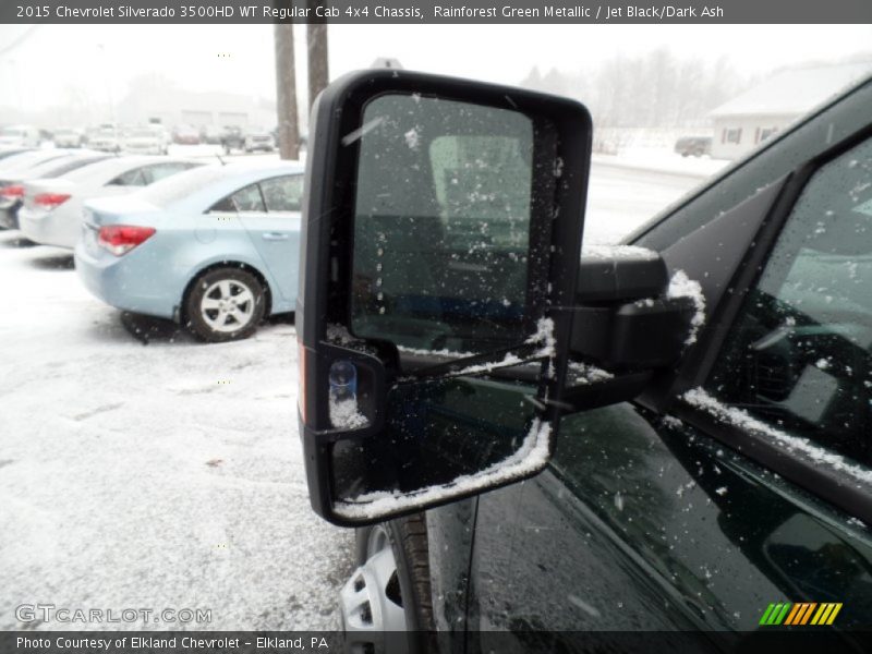 Rainforest Green Metallic / Jet Black/Dark Ash 2015 Chevrolet Silverado 3500HD WT Regular Cab 4x4 Chassis