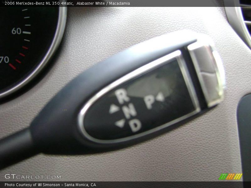 Alabaster White / Macadamia 2006 Mercedes-Benz ML 350 4Matic